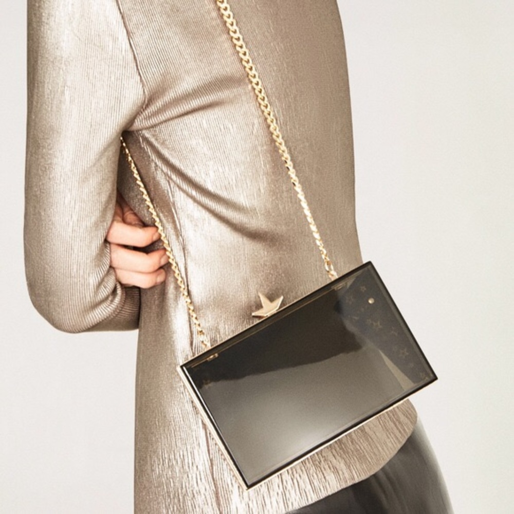 🌟✨PRICE DROP | Zara Star Box Clutch